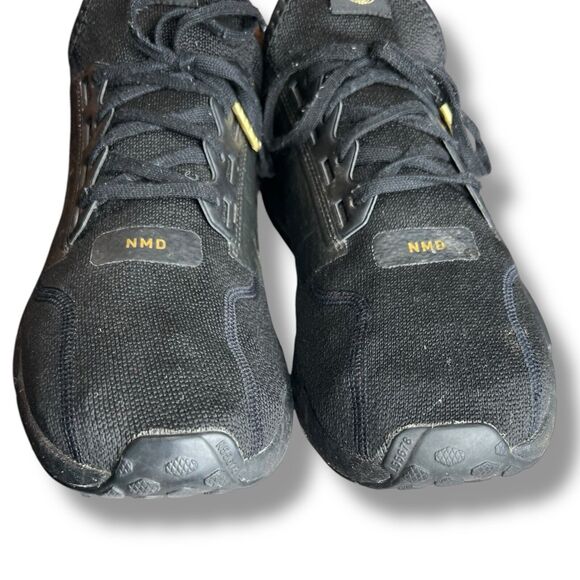 Adidas Originals NMD_R1 V2 Core Black / Gold Running Shoes Men’s Size 12, HP3251 - Picture 8 of 11